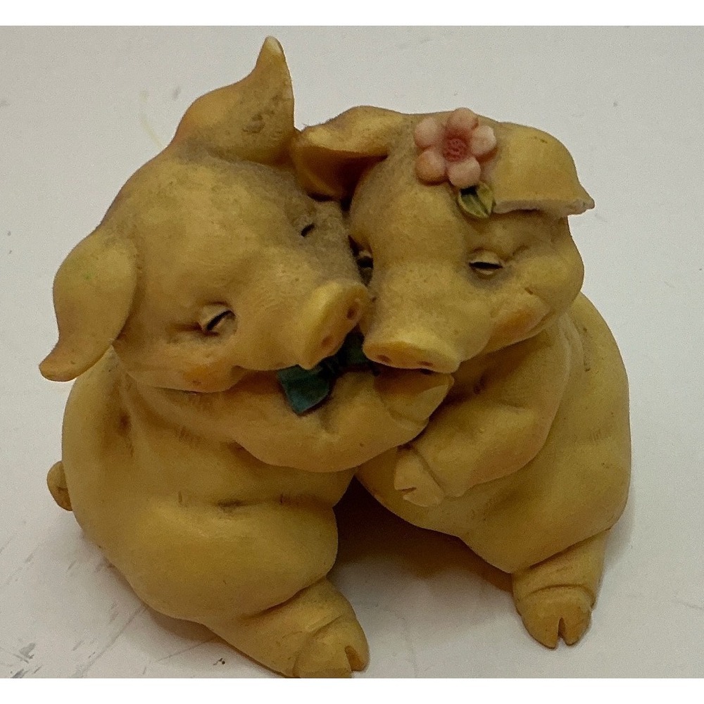 Vintage Enesco This Little Piggy Figurine Lot Mary Rhyner-Nadig 1990s